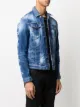 Dsquared2 acid-wash denim jacket