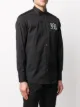 John Richmond logo print long-sleeved shirt