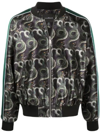 snake bomber jacket