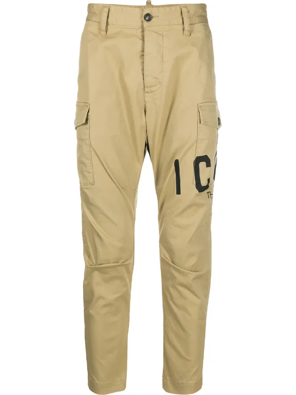 cropped cargo trousers