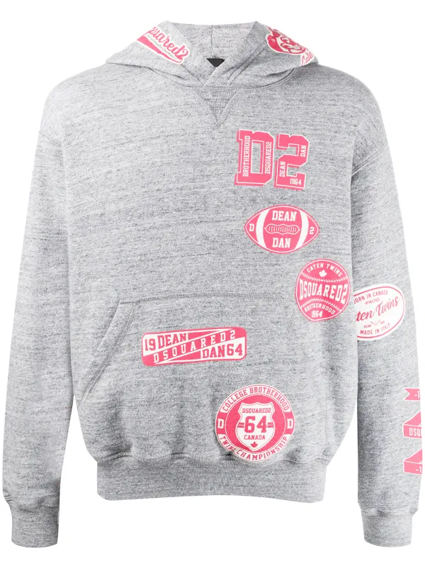 dsquared2 hooded sweatshirt