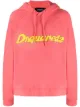 الصورة 1 من Dsquared2 سويت شيرت بغطاء رأس وشعار الماركة