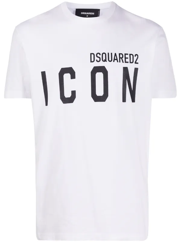 Dsquared2 Icon-print crew-neck T-shirt - Farfetch