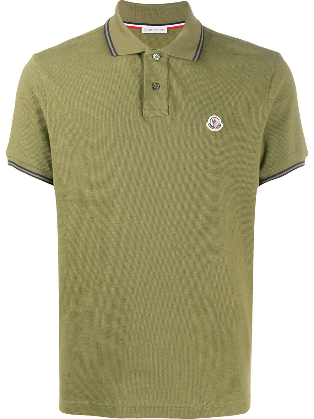 moncler polo shirt green