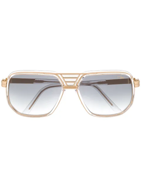 Cazal aviator shaped sunglasses