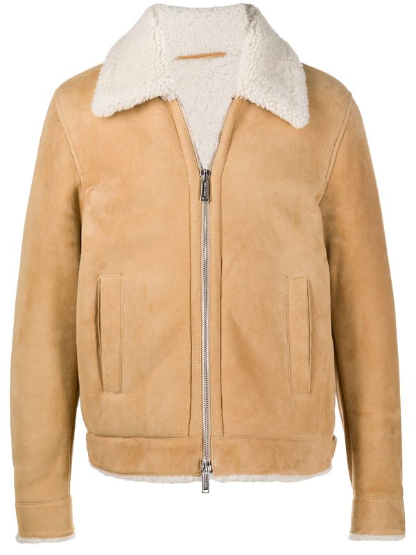 dsquared2 shearling jacket