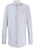 ETRO striped long-sleeved shirt - Green