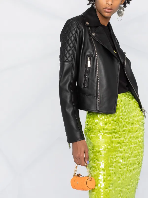 oasis quilted leather jacket