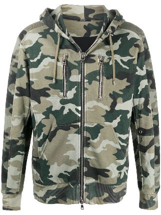 camo balmain hoodie