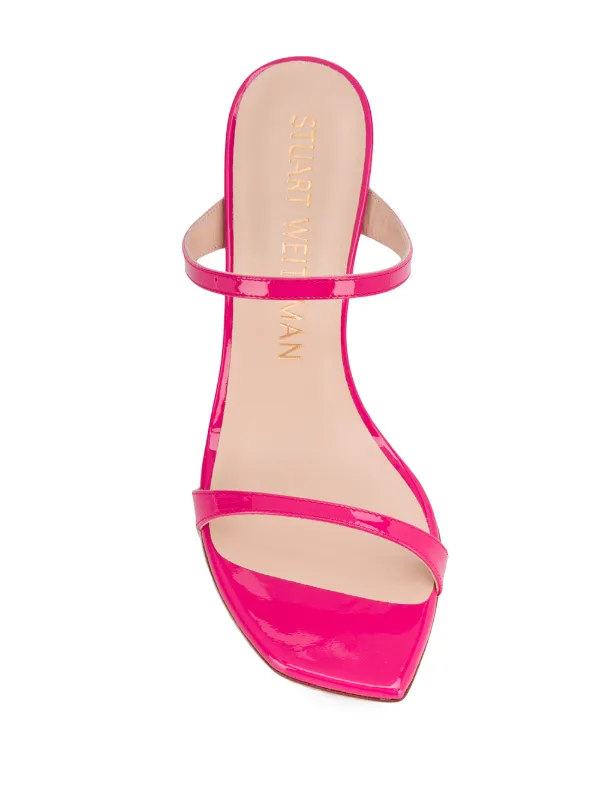 pink mule sandals