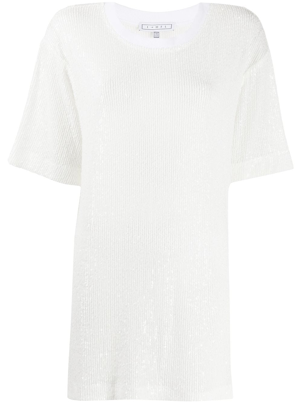 Shop In The Mood For Love Cruz Sequin Embroidered Blouse In White