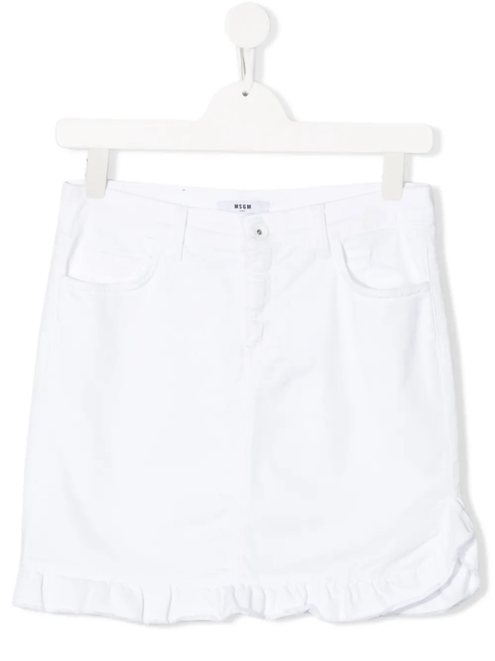 Msgm Kids юбка с оборками Msgm Kids юбка с оборками