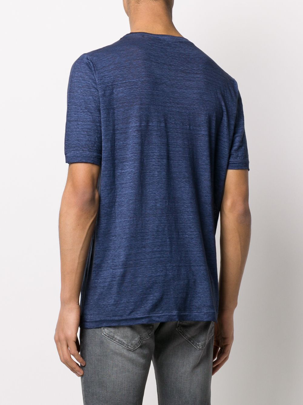 фото Avant toi crew neck linen t-shirt