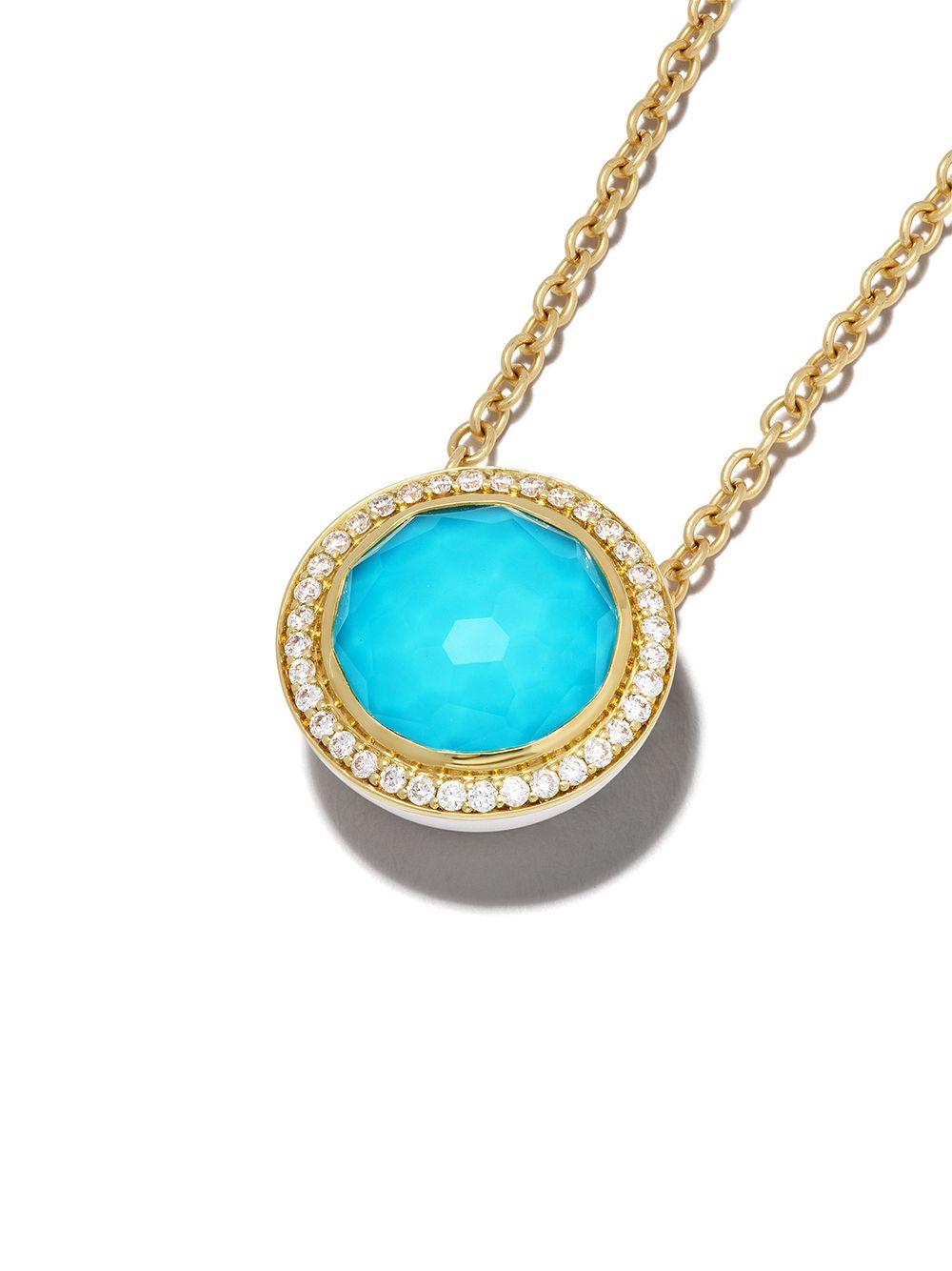 фото Ippolita 18kt yellow gold lollipop carnevale diamond pendant necklace