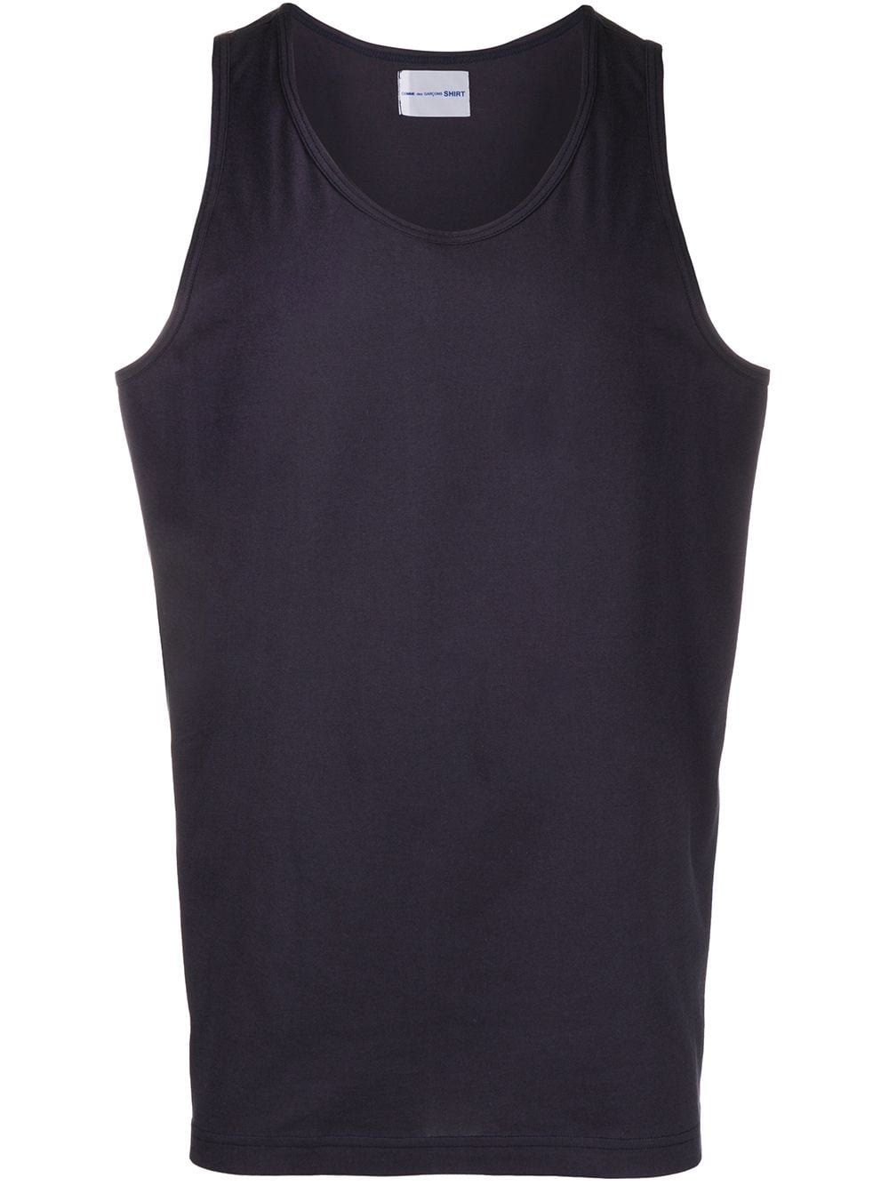 Shop Comme Des Garçons Shirt Plain Tank Top In Blue