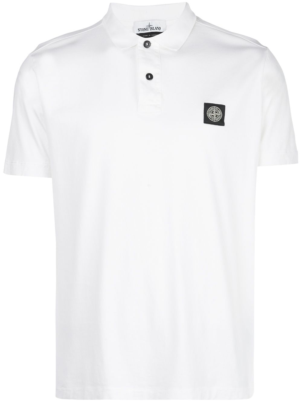 фото Stone island рубашка-поло с нашивкой-логотипом