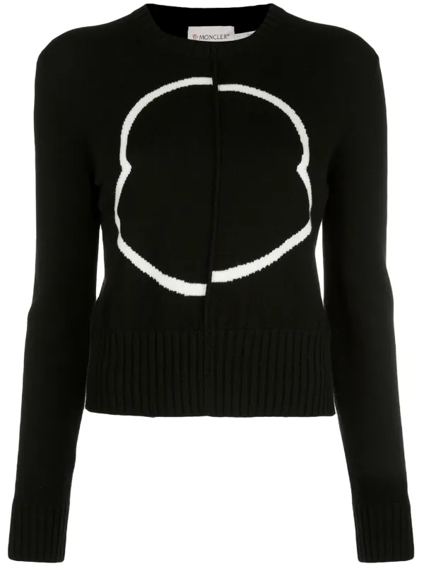 black moncler jumper