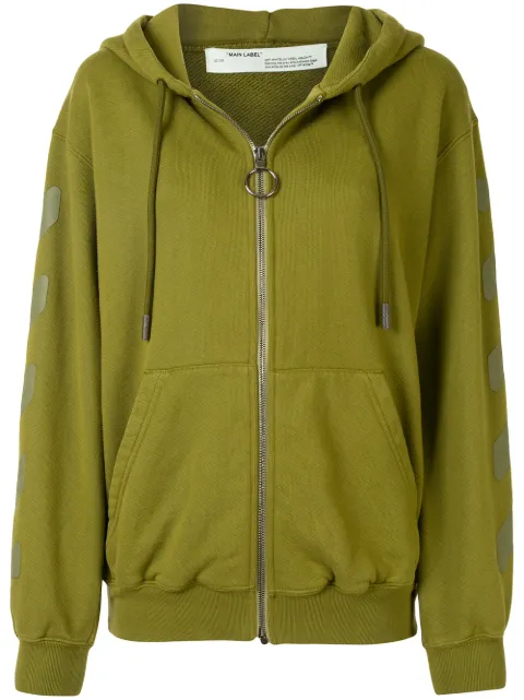 Off-White sudadera estampada con capucha