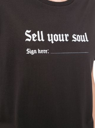 Sell your soul印花T恤展示图