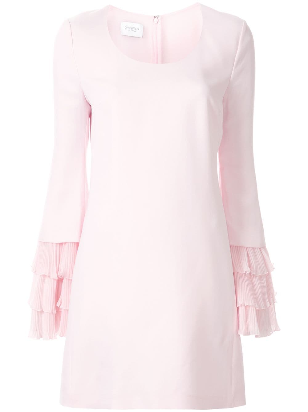 Giambattista Valli Ruffled Cuff Short Dress In Pink