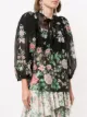 Giambattista Valli silk floral print blouse