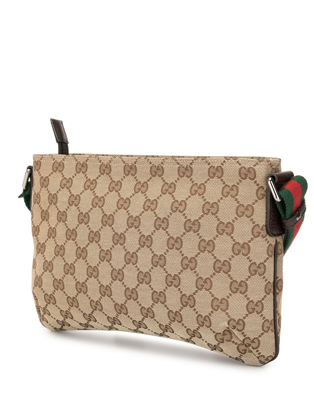 фото Gucci pre-owned сумка на плечо shelly line с узором gg supreme