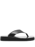 The Row Ginza flip flops - Black