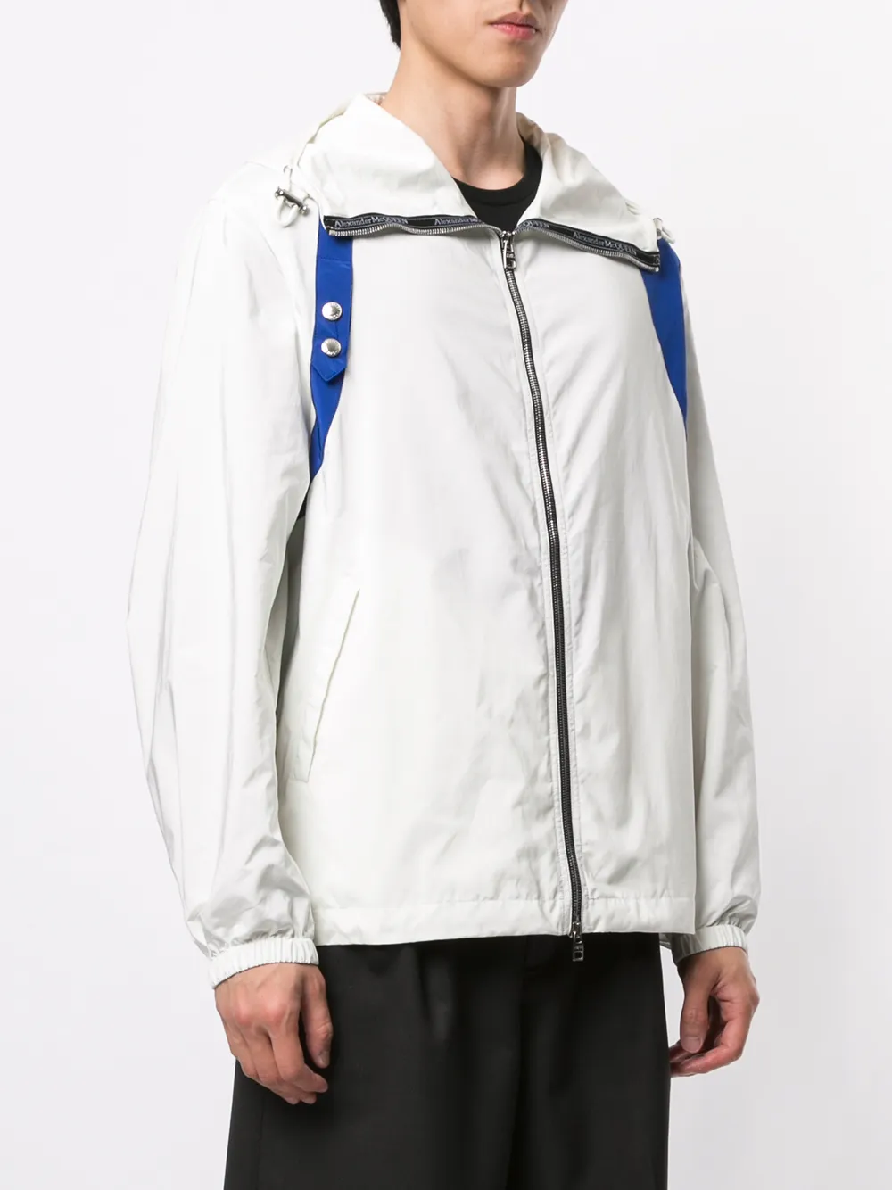  Alexander Mcqueen Harness Lightweight Jacket - White 