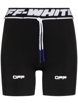 off white athletic shorts