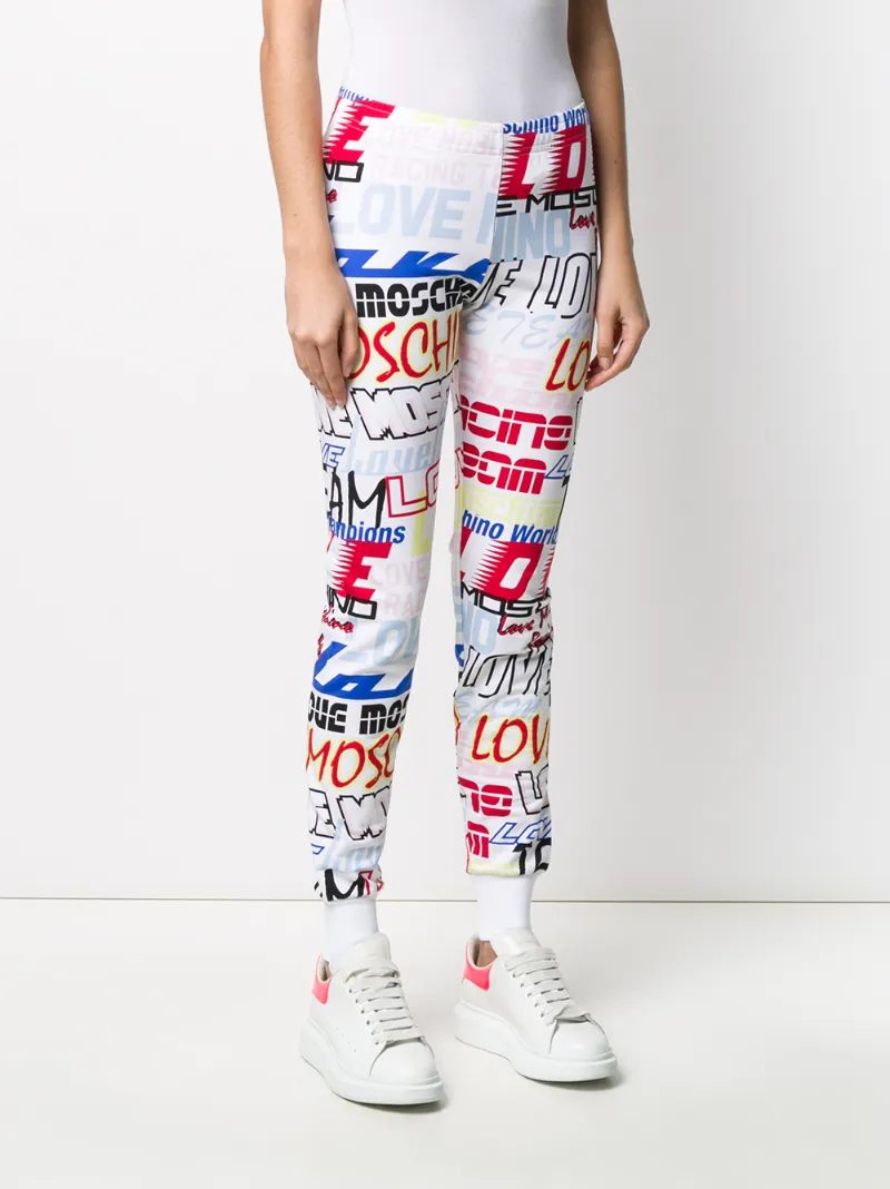 LOVE MOSCHINO REPEAT LOGO LEGGINGS
