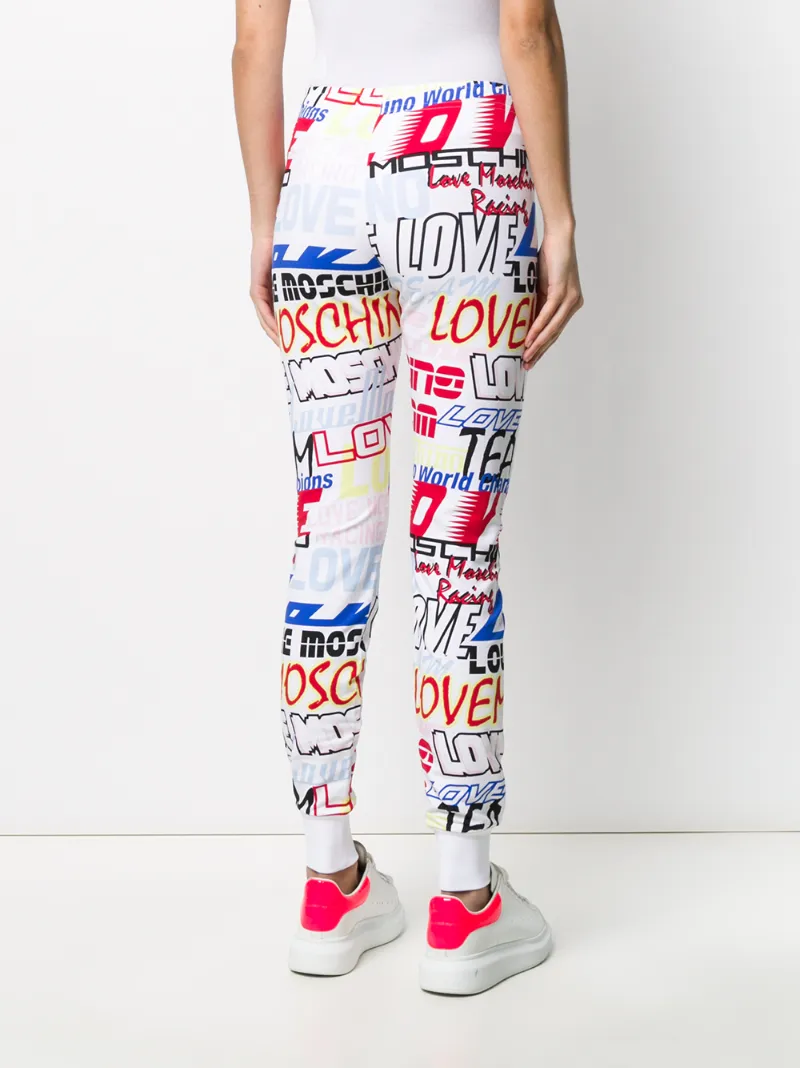 LOVE MOSCHINO REPEAT LOGO LEGGINGS
