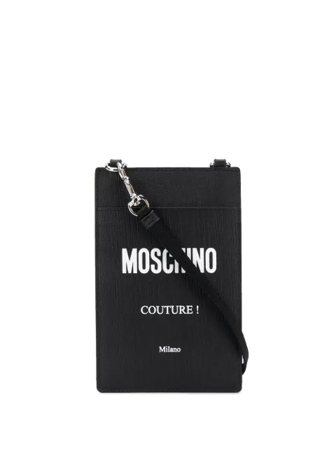 strap logo card holder
