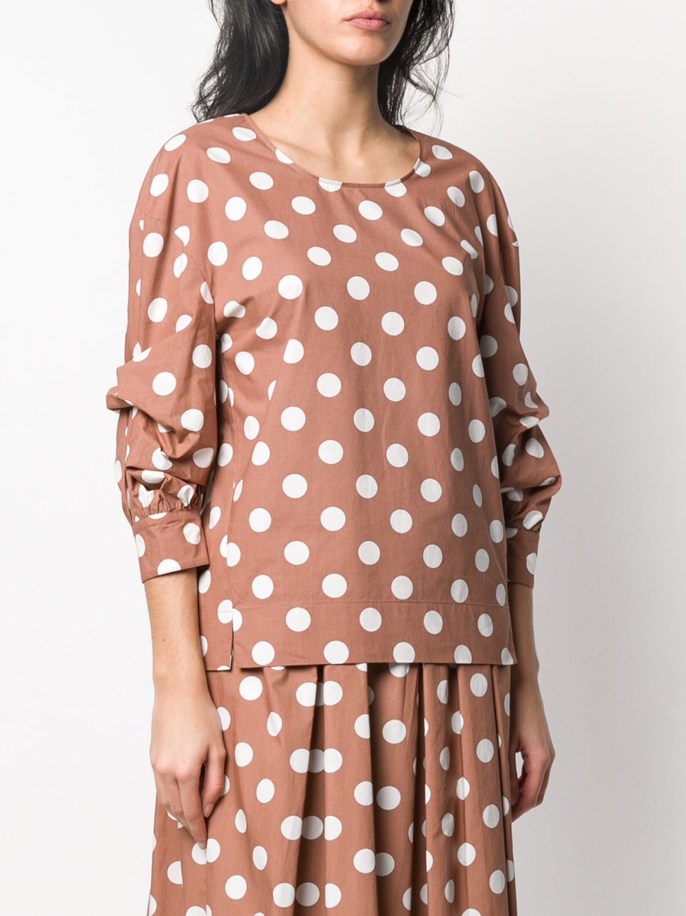 фото Steffen schraut polka-dot print blouse