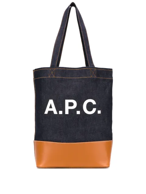 A.P.C. Axelle logo tote bag