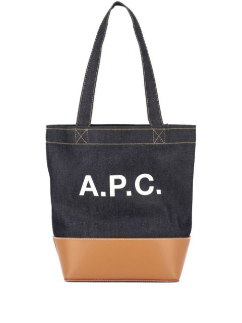 A.P.C. Axelle logo tote bag Men