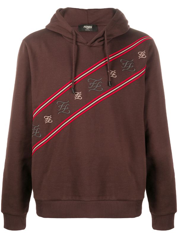 fendi brown hoodie