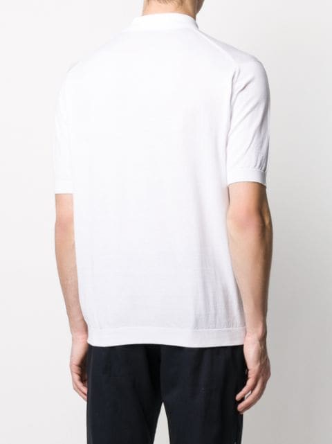 John Smedley Short Sleeve Polo Shirt - Farfetch