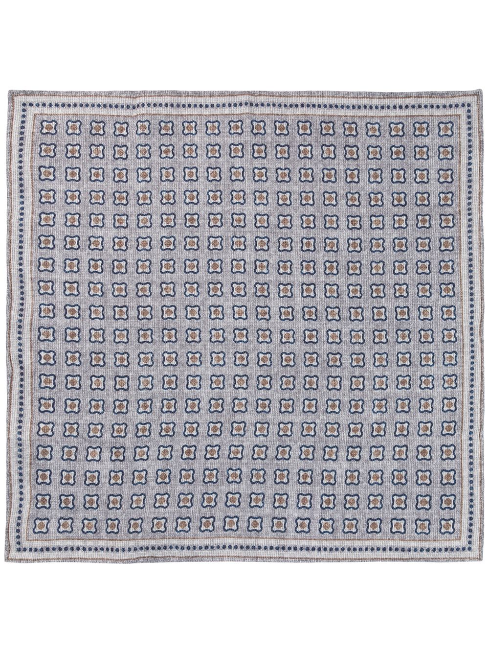 фото Brunello cucinelli платок-паше с геометричной вышивкой