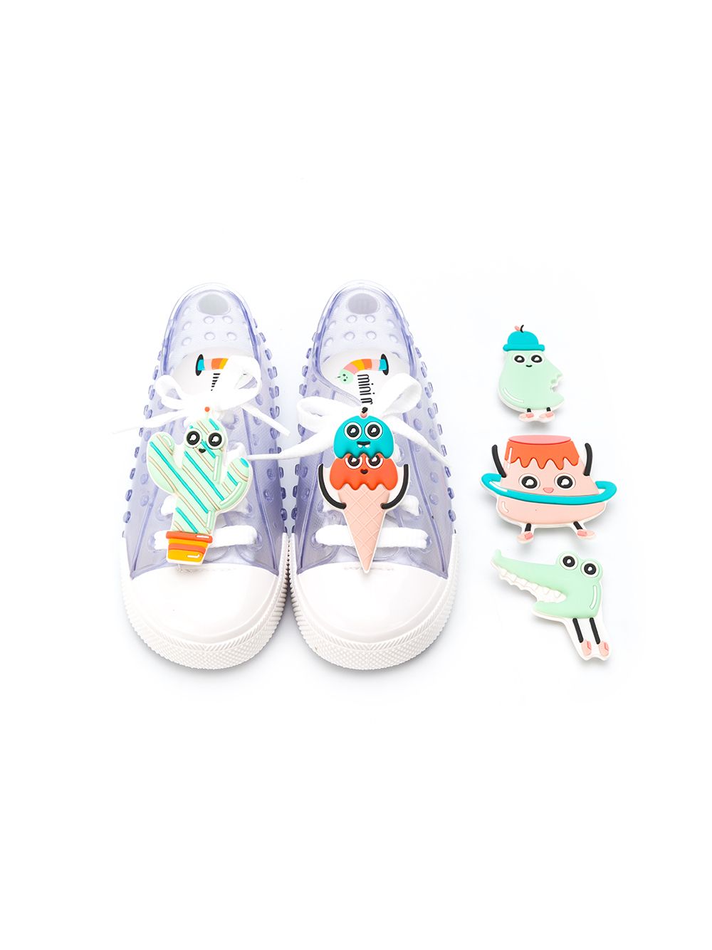 фото Mini melissa прозрачные кеды