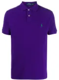 Polo Ralph Lauren short sleeve embroidered logo polo shirt - Purple