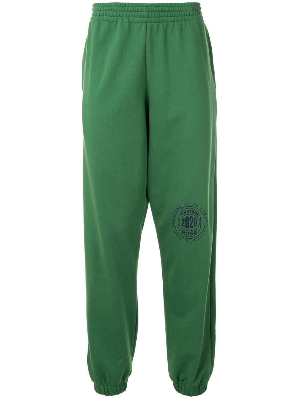 Shop Martine Rose Logo-print Track Pants In Green