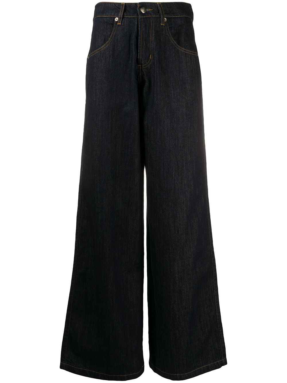 фото Société anonyme джинсы широкого кроя с завышенной талией