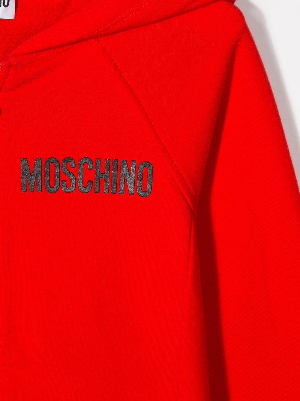 фото Moschino kids худи на молнии с логотипом