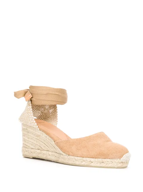 castañer carina canvas espadrille wedges