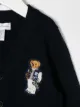Ralph Lauren Kids V-neck embroidered patch cardigan