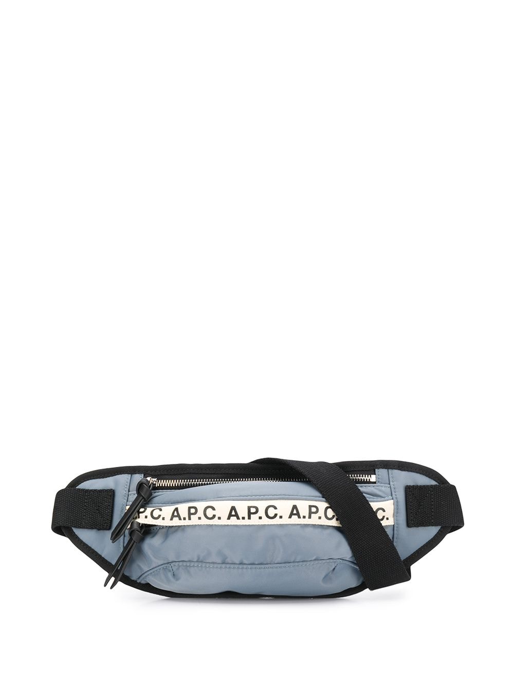 Apc Logo Trim Shell Belt Bag In Grey