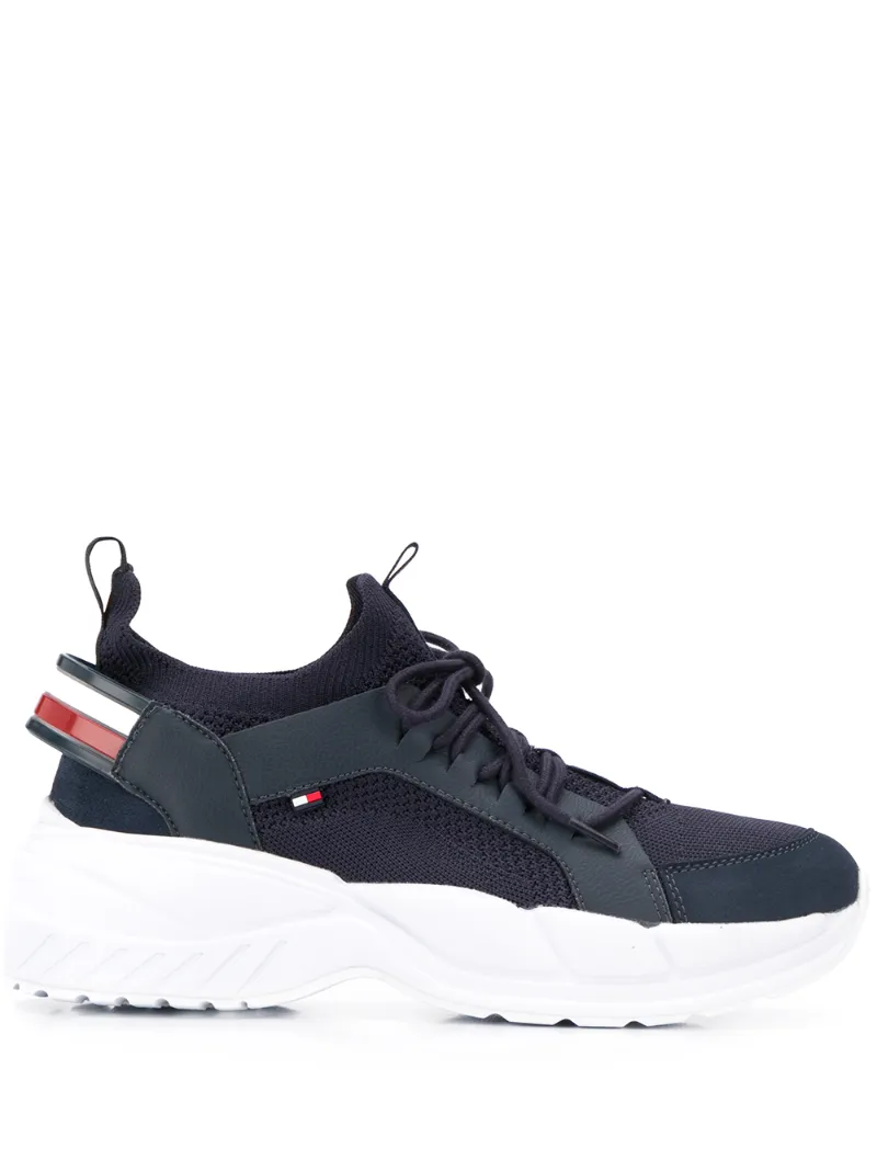Tommy Hilfiger – low-top sneakers – men – Leather/Polyester/Rubber – 41, 42, 43, 44, 45, 46, 40 – Blue