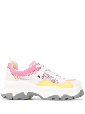 tommy jeans contrast chunky sole trainers