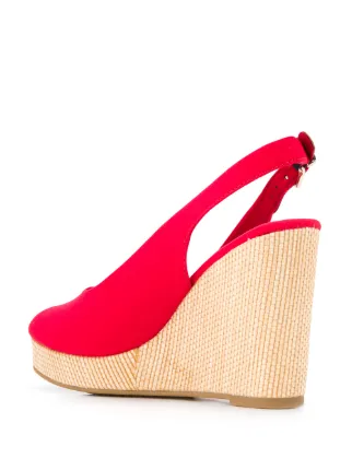 tommy hilfiger slingback wedges