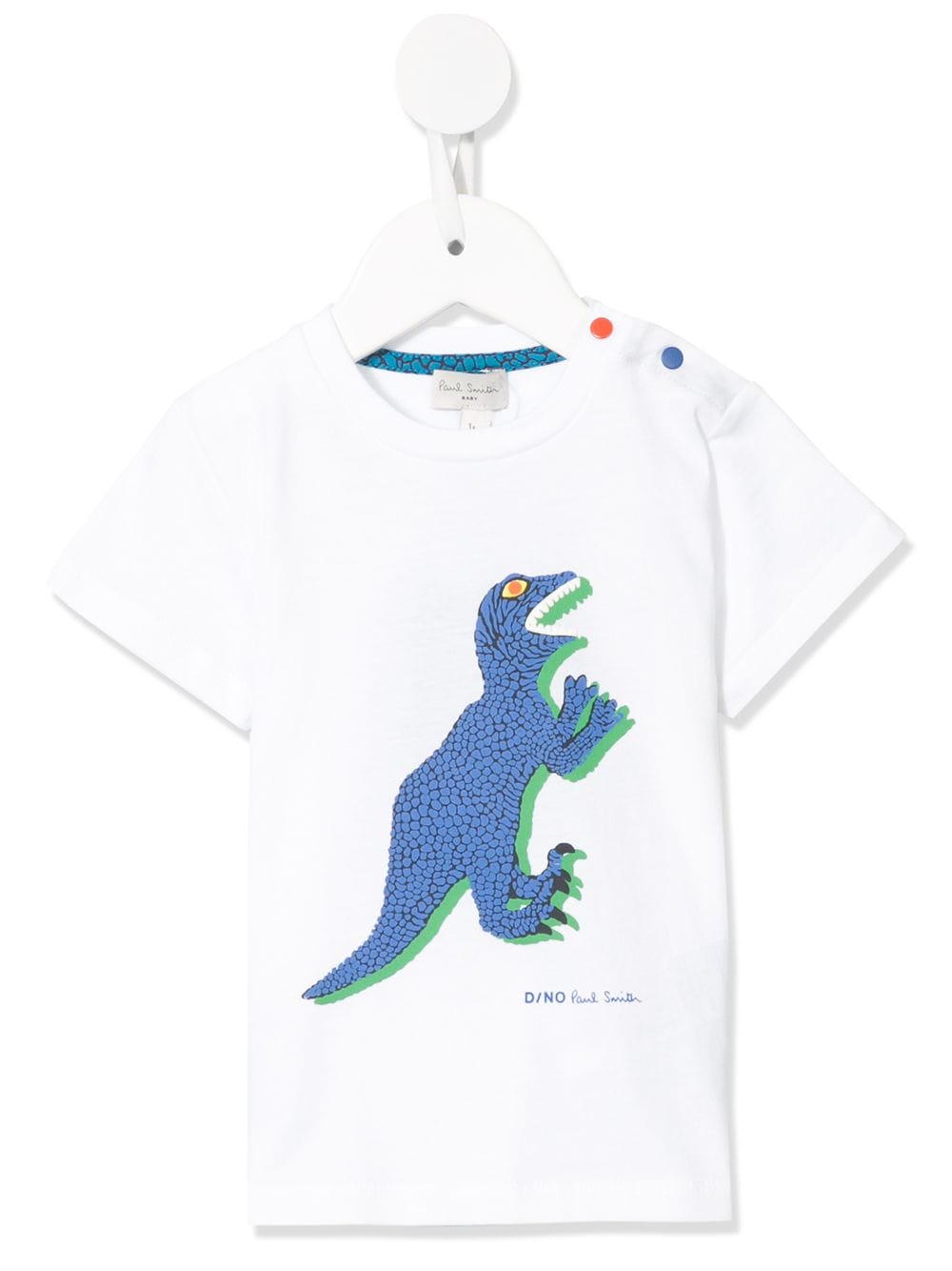 Paul Smith Junior Babies' Big Dino T-shirt In White
